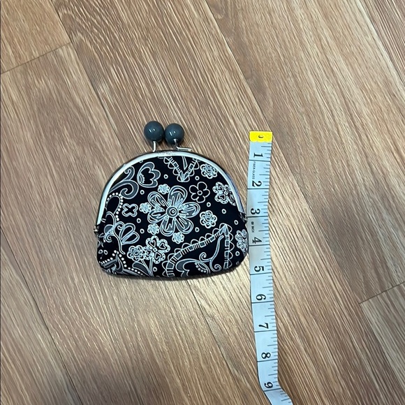 Thirty-One Black and White coin purse - Picture 2 of 5